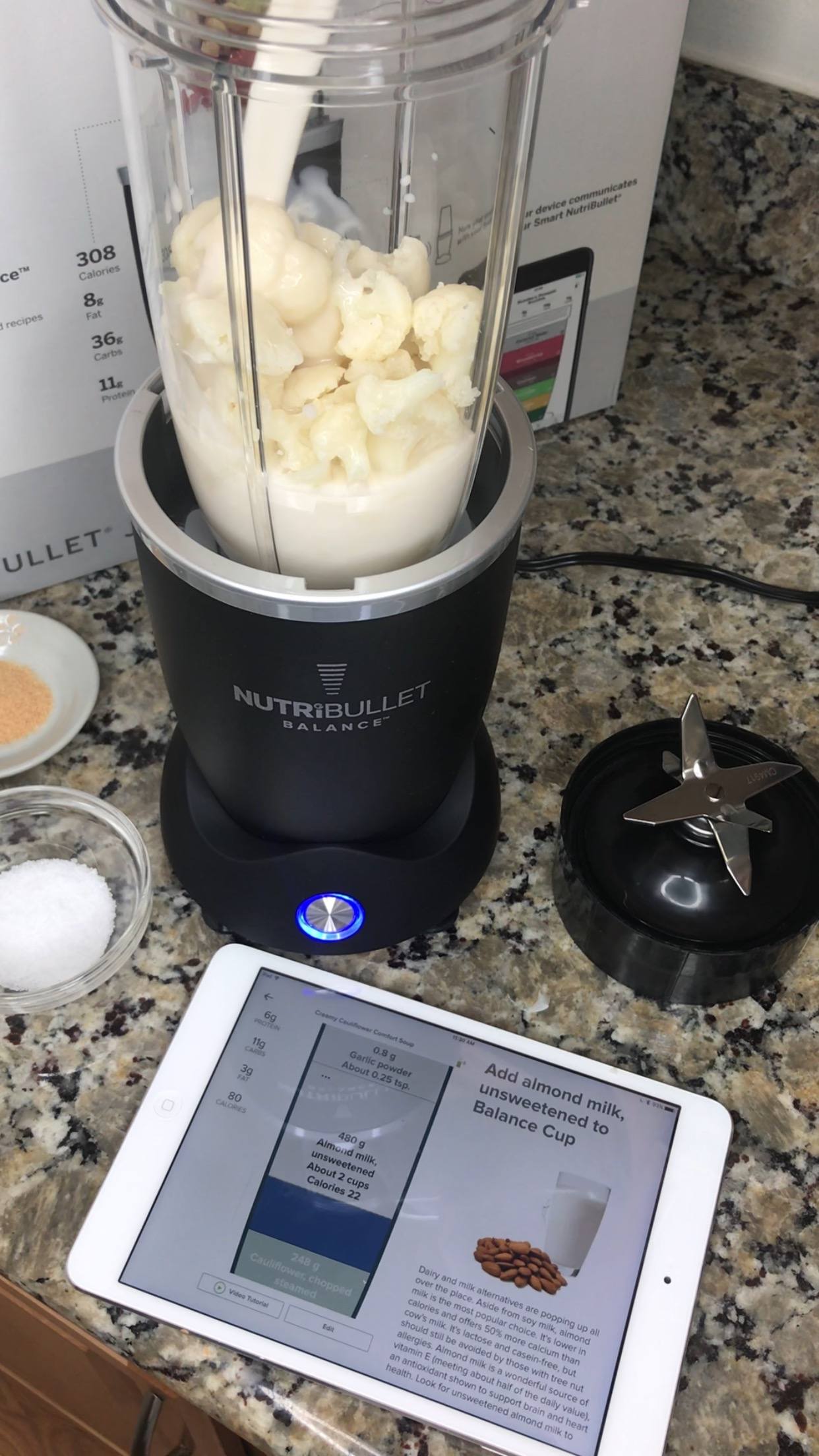 Vitality Soup with Nutribullet Rx Blender Soup Maker