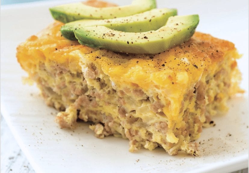 Sausage Egg And Cheese Breakfast Bake