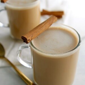 Recipe for keto coffee that tastes like an oatmeal cookie.