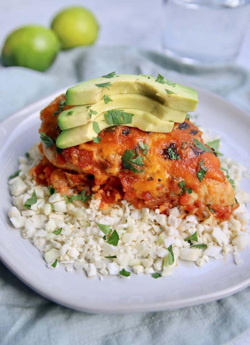 Delicious and flavorful recipe for Mexican style Salsa Chicken will be on your plate in only 35 minutes from start to finish!