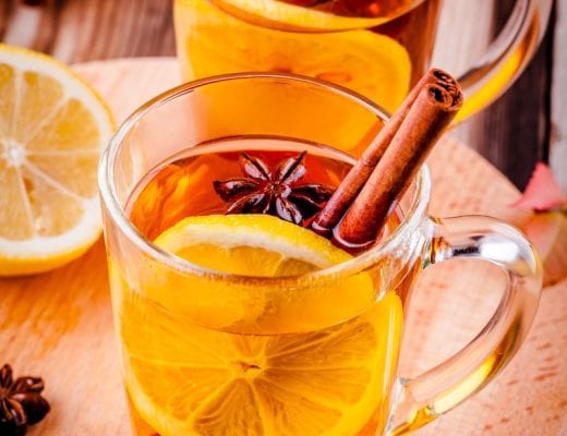 This Keto Hot Toddy recipe is the perfect after-dinner cocktail to enjoy with friends during the holidays, or on a cold winter's night.