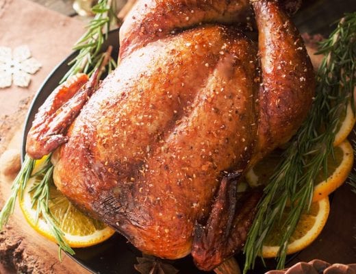 A simple and delicious recipe for a moist and flavorful keto friendly turkey!