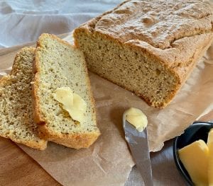 This delicious keto bread recipe is easy to prepare, and uses common keto ingredients.