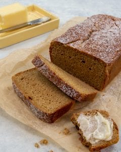This keto gingerbread loaf recipe is a spicy, sweet treat that can be enjoyed year round.