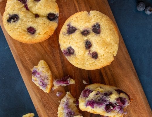 This recipe for keto-friendly blueberry muffins are delish, and perfect for a quick and easy breakfast!