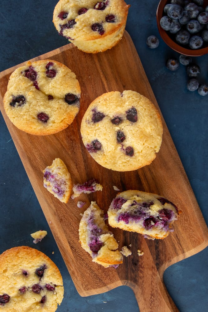 This recipe for keto-friendly blueberry muffins are delish, and perfect for a quick and easy breakfast!