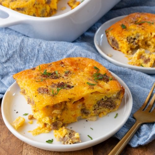 Sausage Egg And Cheese Breakfast Bake Recipe In 6 Easy Steps