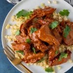 This keto Butter Chicken recipe is similar to the mildly spiced Indian curry dish that is easy to make and packed full of flavor.