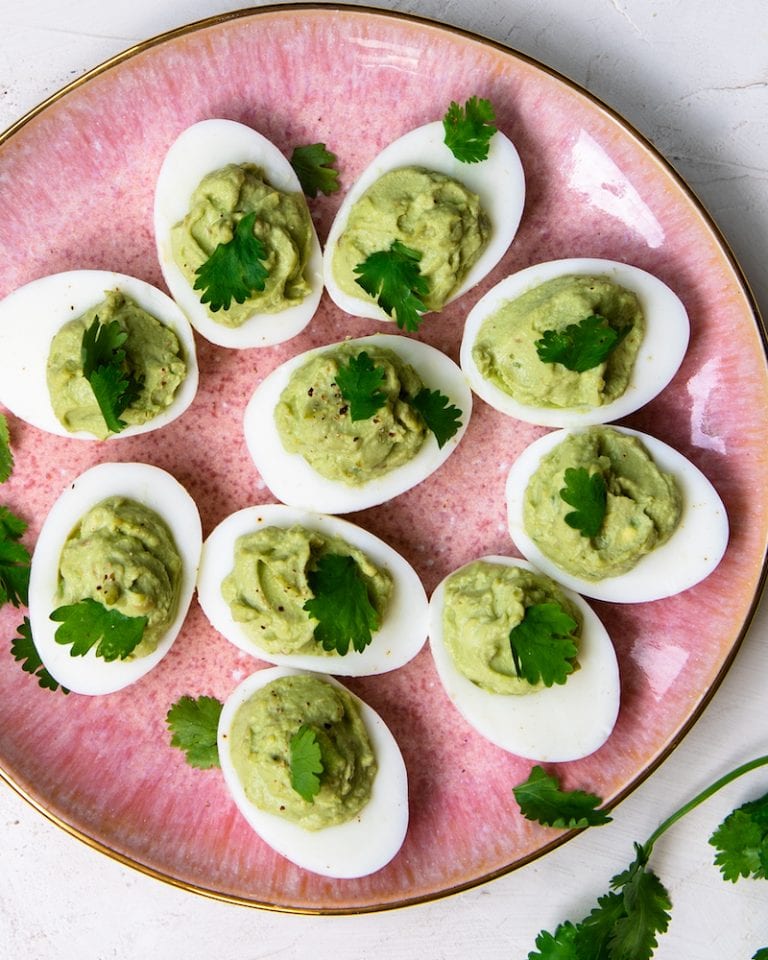 Avocado Lime Deviled Eggs The Perfect SnackOnTheGo! Keto Karma