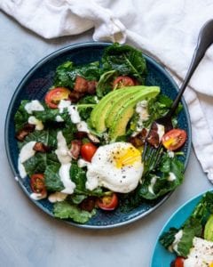 Recipe for a flavorful BLT Breakfast Salad.