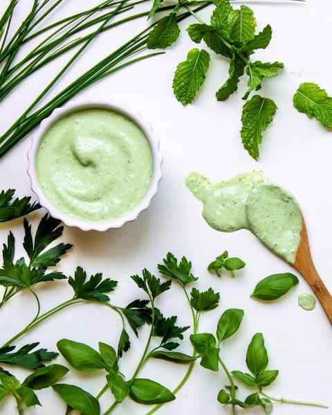 Keto green 2025 goddess dressing