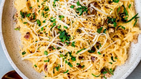 Spaghetti Squash Carbonara