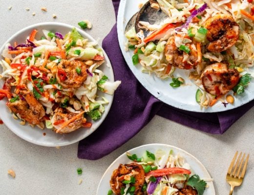 Recipe for simple Thai shrimp salad.