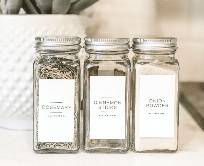 Joyously Domestic: DIY Spice Jar Drawer Project 2.0