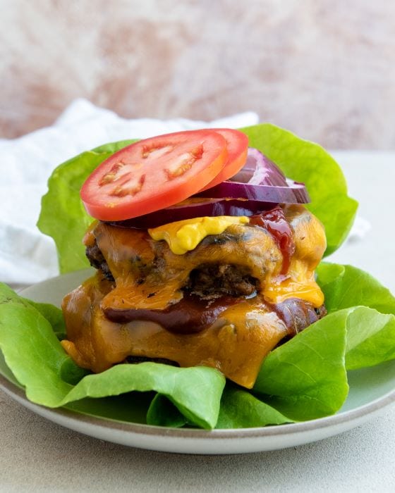 Quick and easy recipe for bbq cheeseburgers.