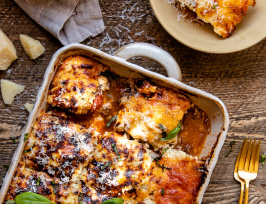 Recipe for keto friendly lasagna.