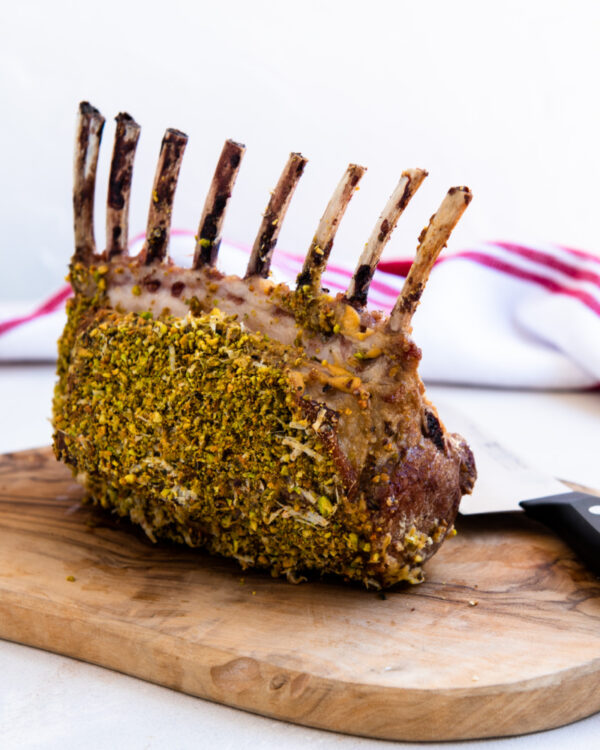 Pistachio Crusted Rack of Lamb For Your Holiday Table! - Keto Karma